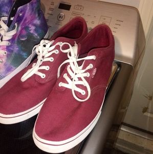 Maroon Vans Size 11